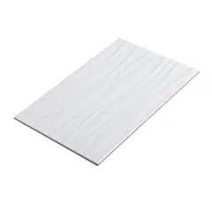 HOLZTEK - Cerámica 25x40 cm Wavy Blanco 1.5 m2