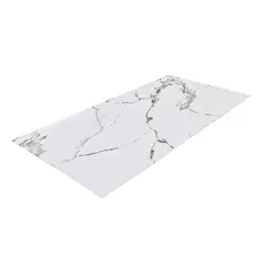 HOLZTEK - Panel de Muro Marmolato 120x240 cm Blanco 2.88 m2