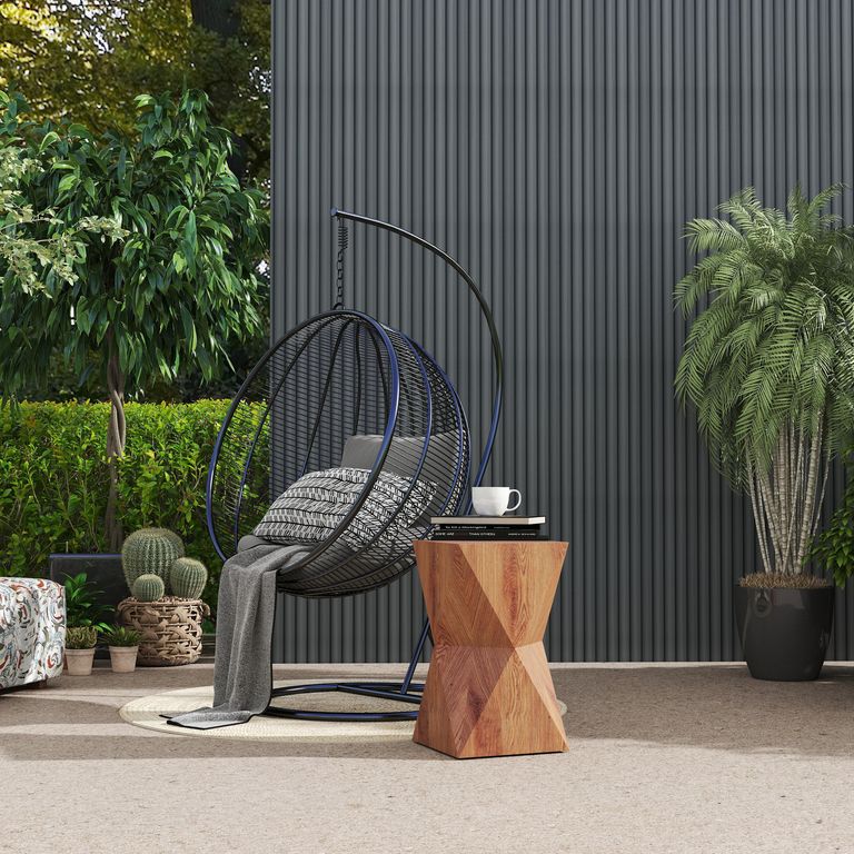 Wall Panel Exterior Curvo 21.9x290 cm Gris Grafito 0.63 m2