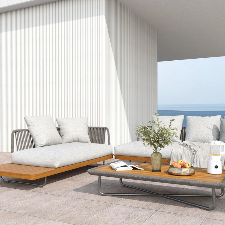Wall Panel Exterior Curvo 21.9x290 cm Crema 0.63 m2