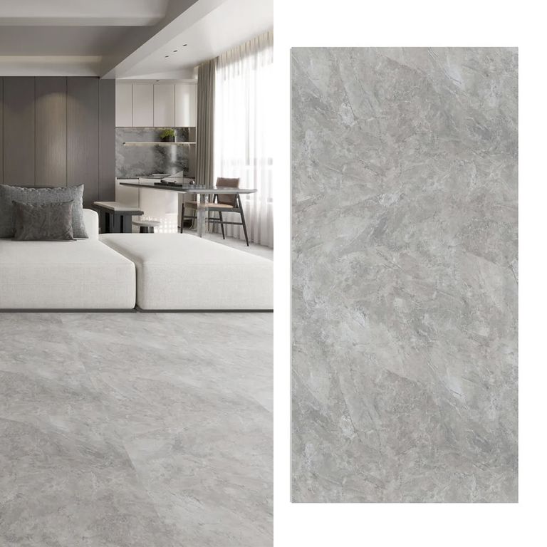 Piso Vinílico SPC 5 mm 60x120 cm Albite Gris 3.66 m2