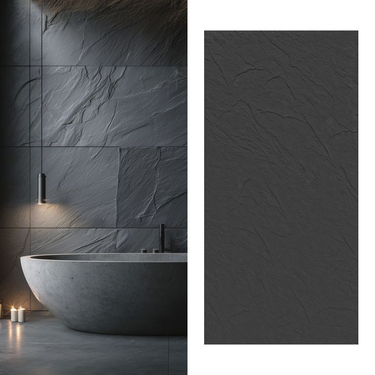 Wall Panel Flex Stone Negro 60×120