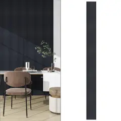 HOLZTEK - Wall Panel Textil Curvo 25x240 cm Blue Jeans 0.6 m2