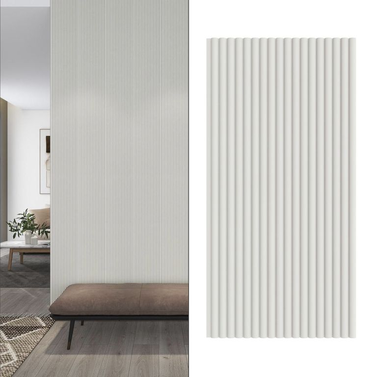 Wall Panel Micro Curvo 25x240 Beige 0.6 m2