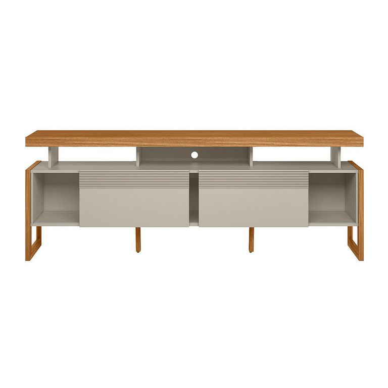 Mesa TV 70 " Esmeralda Café/Gris 180x66x36 cm