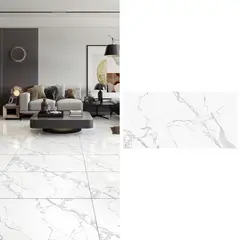 HOLZTEK - Gres 60x120 cm Vento Pulido Blanco 2.16 m2