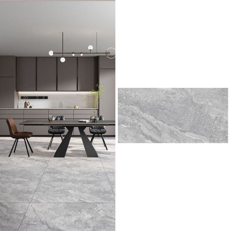 Gres 60x120 cm Trento Grey Gris 2.16 m2