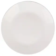 CASA BONITA - Plato 25.4 cm Vidrio Opal Blanco