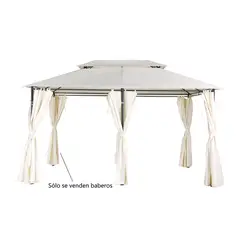 JUST HOME COLLECTION - Repuesto Cortina Pergola Natural Tela 260x188x1 mm