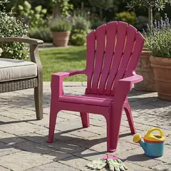JUST HOME COLLECTION - Sillón Terraza Infantil 49.5x58x47 cm Fucsia