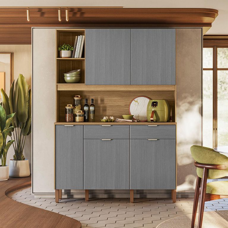 Mueble de cocina Flora Grafito 145 cm