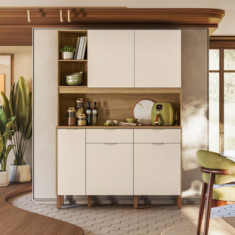 Mueble de cocina Flora Crema 145 cm