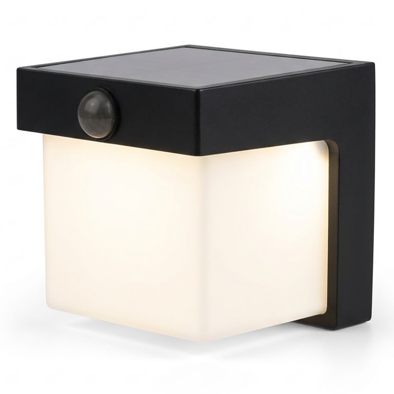 Aplique Solar Thun Pir negro