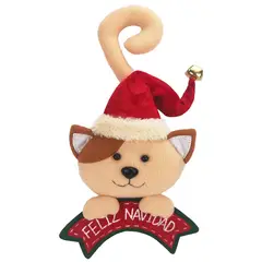 DEAR SANTA - Adorno Colgante Puerta Gato