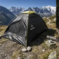 KLIMBER - Carpa Dome 2 Personas Negro/Amarillo