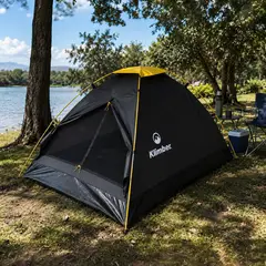 KLIMBER - Carpa Dome 4 Personas Negro/Amarillo