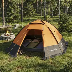 KLIMBER - Carpa Rupanco 4 Personas Naranjo/Negro