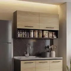 JUST HOME COLLECTION - Mueble de cocina mural 100 cm Macedonia
