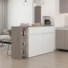 JUST HOME COLLECTION - Mueble de cocina barra isla 150 cm Vimo Positano