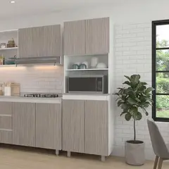 JUST HOME COLLECTION - Mueble de cocina torre microondas 60 cm Vimo Positano