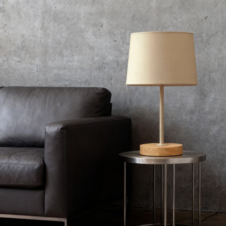 Lámpara de Mesa Verna Beige