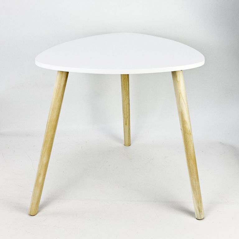 Mesa de Centro Triangulo Blanco 48x48x46 cm