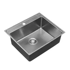 SENSI DACQUA - Lavaplatos 1 Cubeta(s) 56x20x48 cm Acero inoxidable