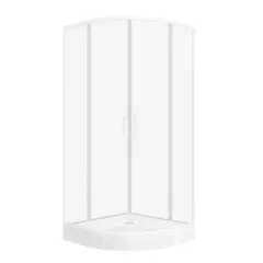 SENSI DACQUA - Cabina Curva 80x80x200 cm Blanco
