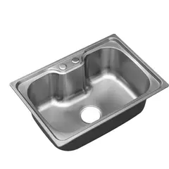 SENSI DACQUA - Lavaplatos 1 Cubeta(s) 60x21x21 cm Acero inoxidable