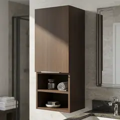 SENSI DACQUA - Mueble auxiliar gabinete de baño Nogal Mila