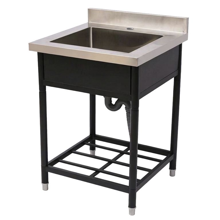 Mueble con Lavaplatos 1 Cubeta(s) 60x90x60 cm Acero inoxidable