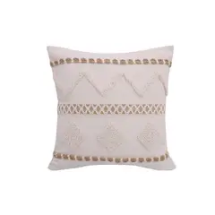 JUST HOME COLLECTION - Cojín Beige 45x45 cm