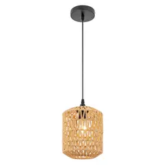 JUST HOME COLLECTION - Lámpara Colgar Talin 1L E27 Natural
