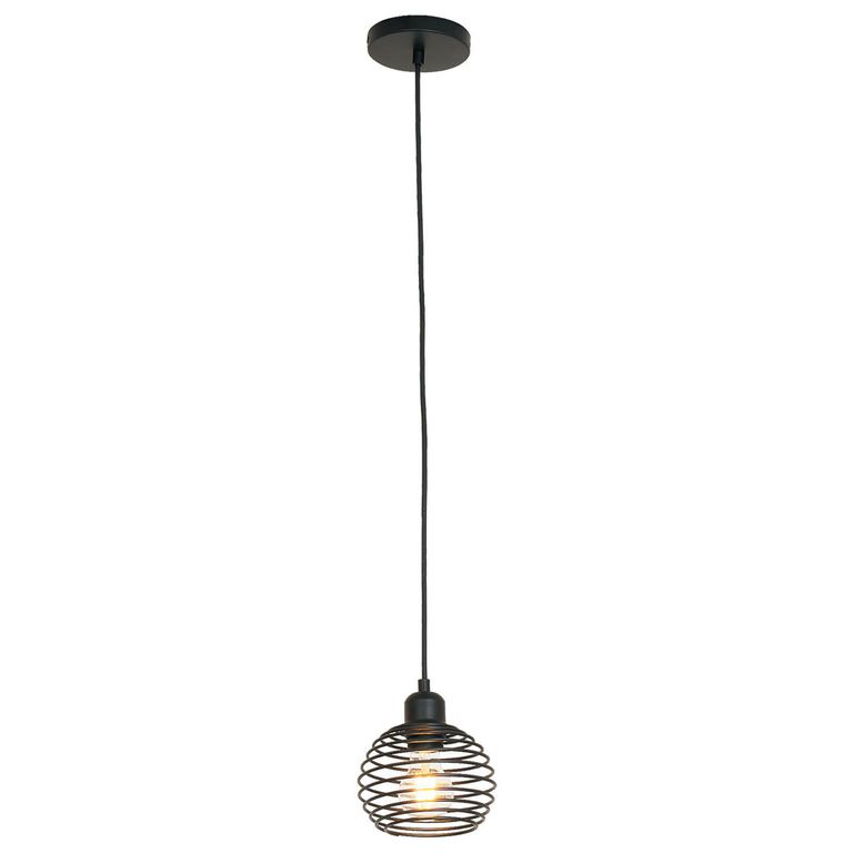 Lampara colgar Jena 1l negro