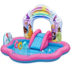 BESTWAY - Juego inflable Acuático Palacio de princesas 221x193x140 cm Multicolor