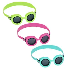 BESTWAY - Lentes de natación Oscuros Silicona Colores Surtidos