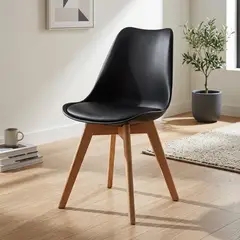 JUST HOME COLLECTION - Set 2 Sillas Copper Negro 77x42x50 cm