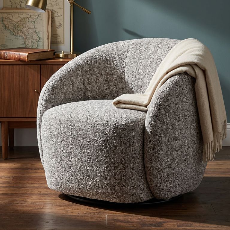 Poltrona giratoria 1 cuerpo SD-3054 76x69.5x77 cm Gris