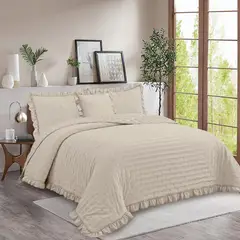 JUST HOME COLLECTION - Combo 2 plazas Cyb Beige