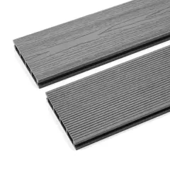 HOLZTEK - Tabla Deck 2.5 mm WPC Gris 14.6x290 cm