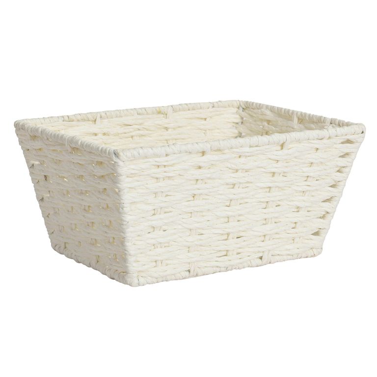 Canasto 20.5x10x16 cm Blanco