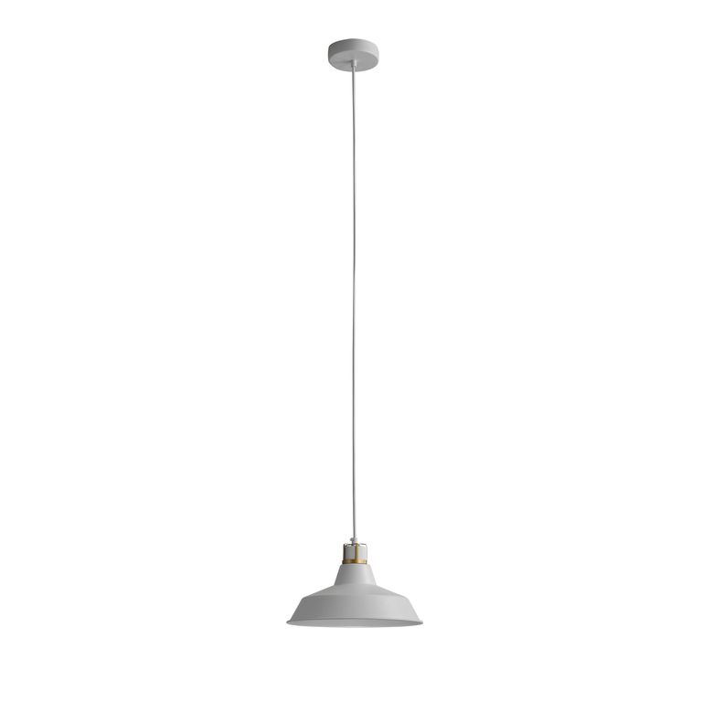 Lampara colgar Georgios 1l E27 blanco