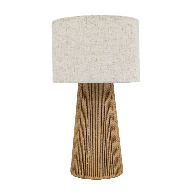 Lampara mesa Kinsale Natural 21.5x38 cm