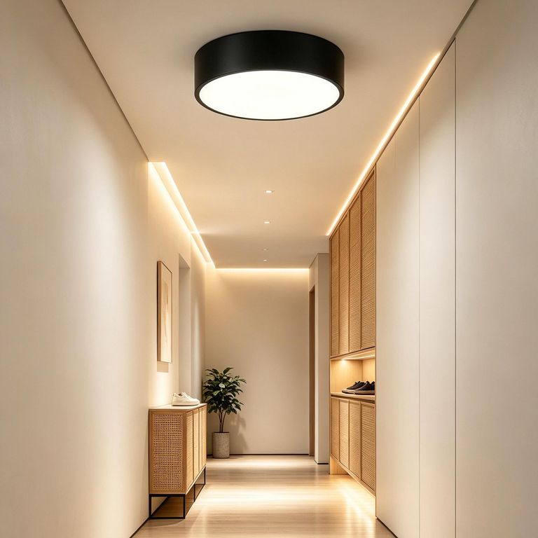 Plafon Led Aurora LN negro