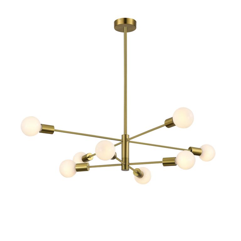Lampara colgar Reims 8l Dorado