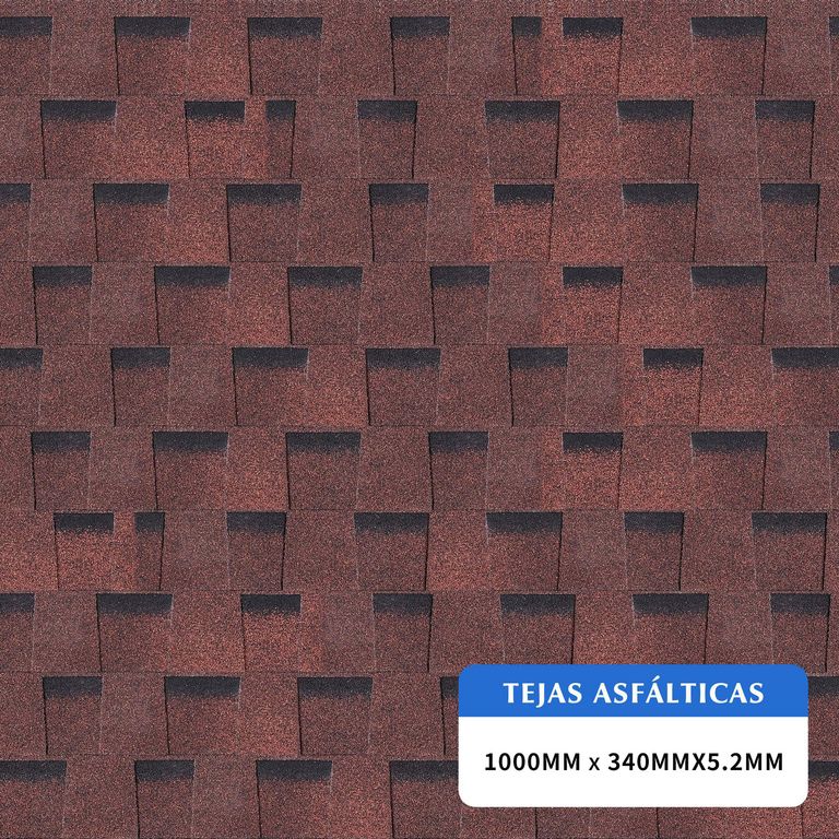 Teja Asfaltica 34x100 cm 5.2 mm Café