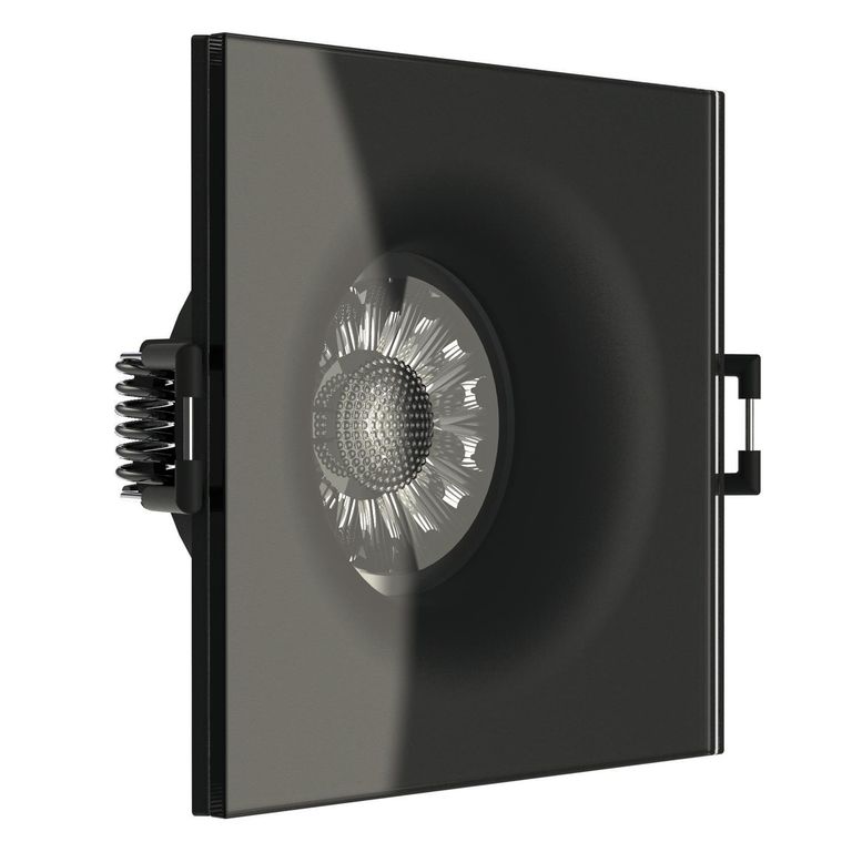 Spot Dubbo Cuadrado 1L Gu10 Negro