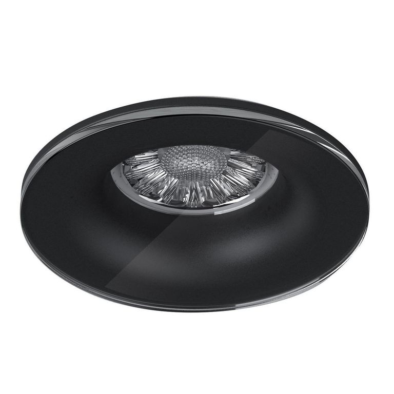 Spot Dubbo Circular 1L Gu10 Negro