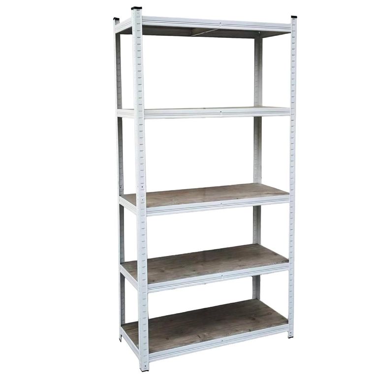 Estante Metal 5 Nivel(es) 90x180x40 cm Blanco