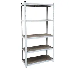 JUST HOME COLLECTION - Estante Metal 5 Nivel(es) 90x180x40 cm Blanco